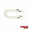 Extreme Max Extreme Max 3006.3048 BoatTector Bungee Dock Line Value 2-Pack - 7', Yellow/White 3006.3048